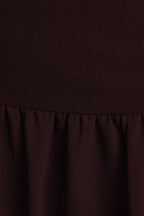 HALTER NECK TOP MID-RISE CHIFFON SKIRT