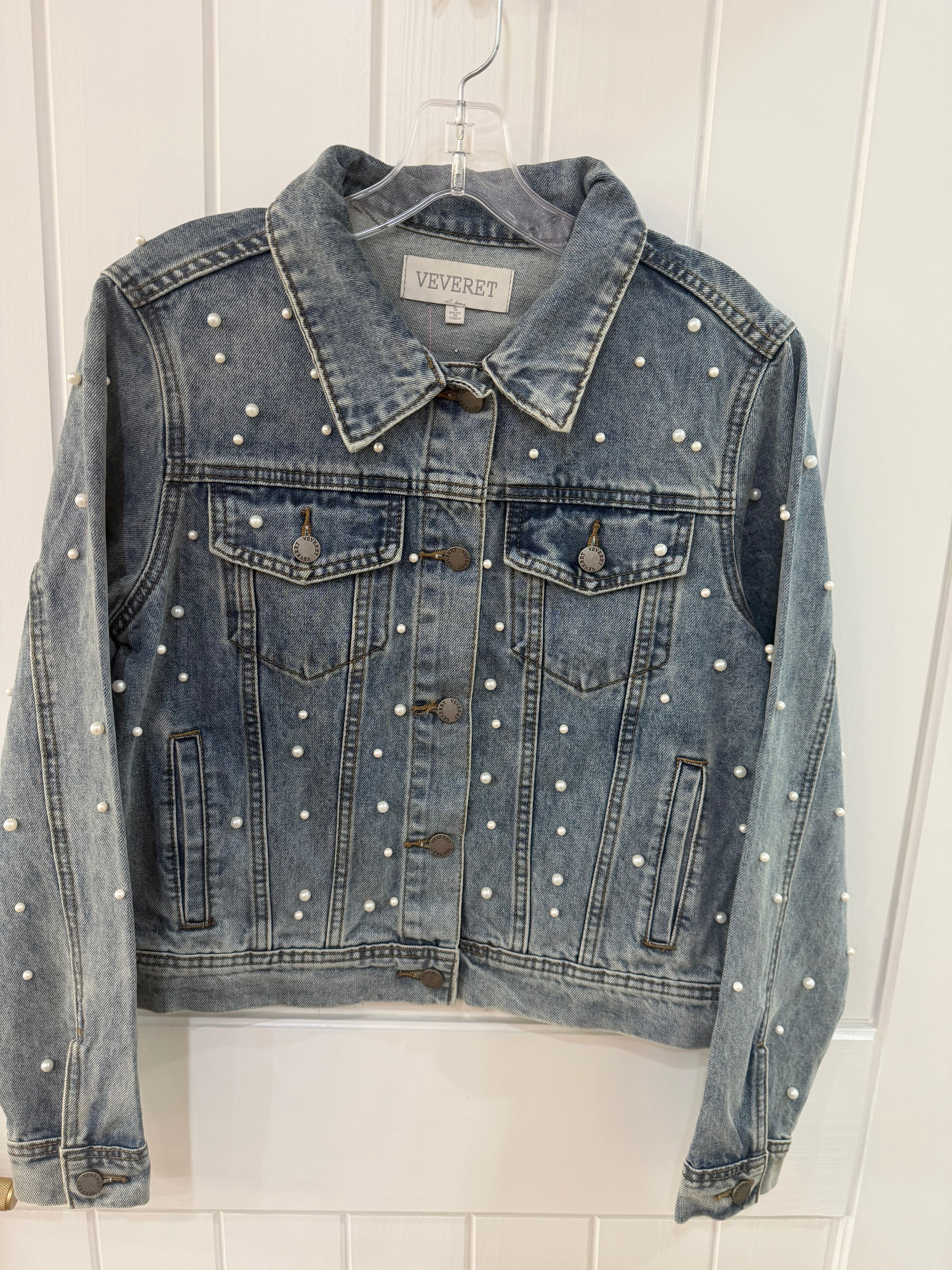 Pearl Denim Jacket by Veveret