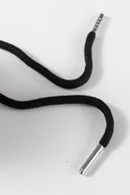 Black Striped Patchwork Quarter Zip Pullover Loose Pant Set