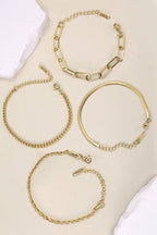 STAINLESS STEEL WATERPROOF TARNISH FREE BRACELET | 40B112