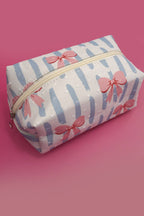 STRAWBERRY WESTERN BOW MAKEUP COSMETIC POUCH BAG | 40P544