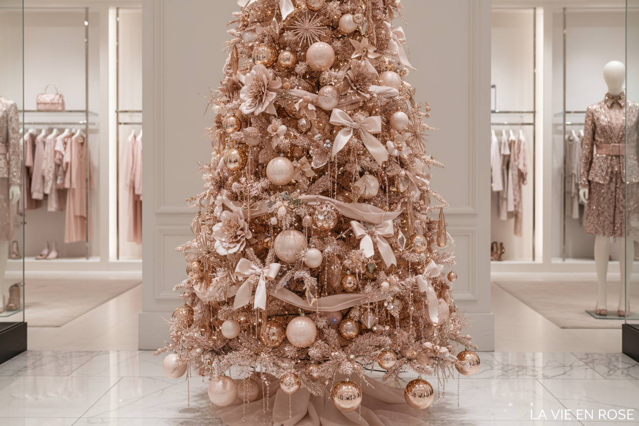 pink christmas tree for our boutique hero image